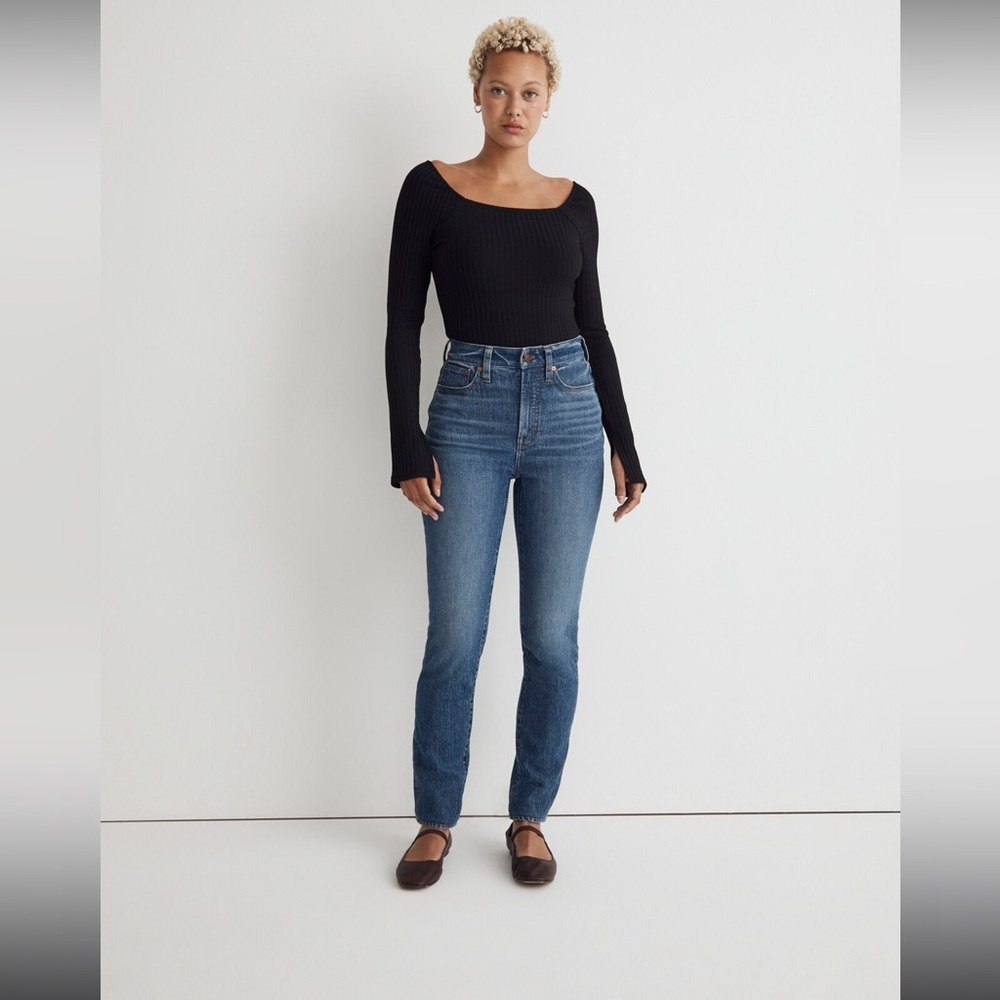 Madewell The Curvy Perfect Vintage Jean In Decatur Wash Size 25